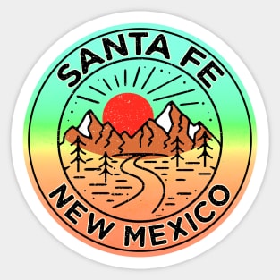 Santa Fe Ski New Mexico Skiing Basin Sticker